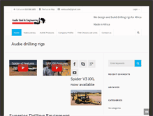 Tablet Screenshot of drill4africa.com